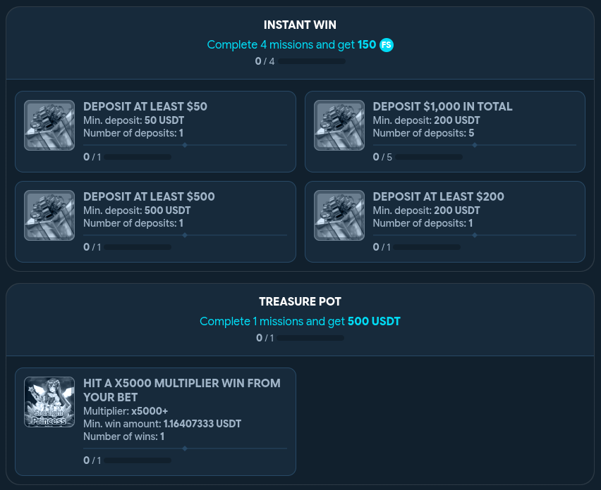 Oxibet Casino Quests